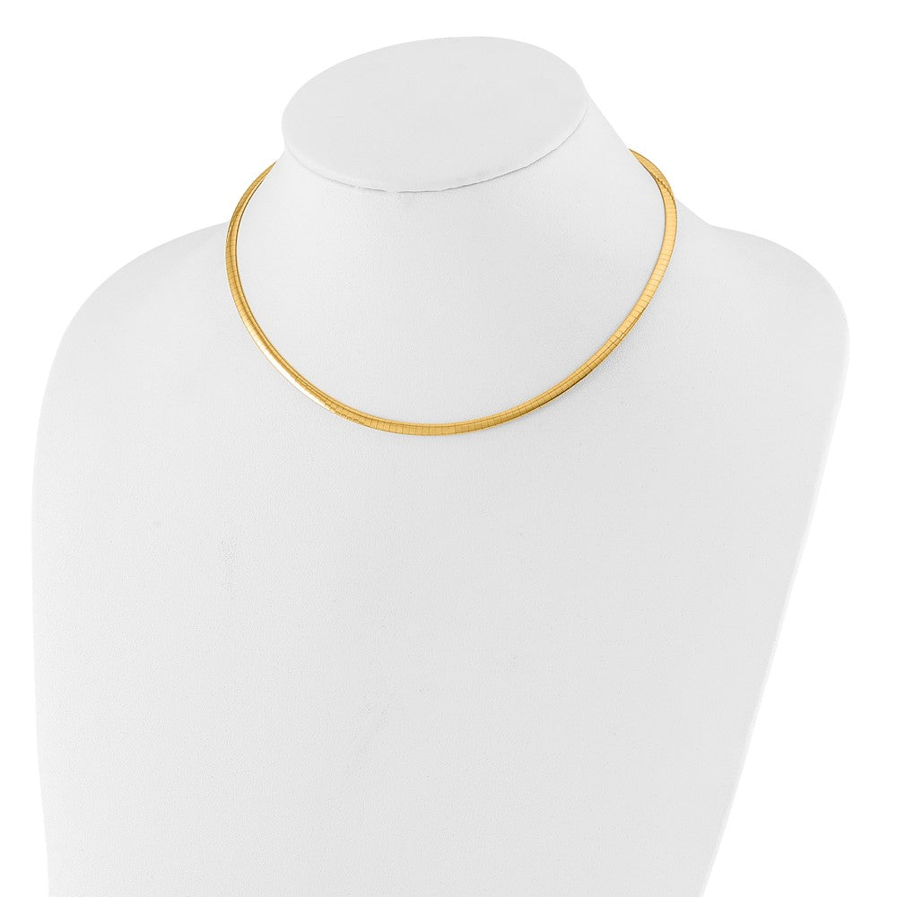 3mm Reversible Omega Necklace