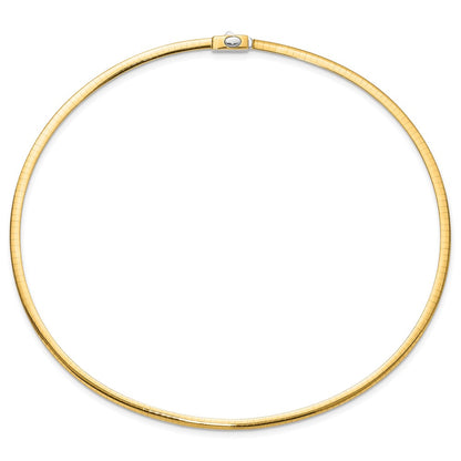 3mm Reversible Omega Necklace