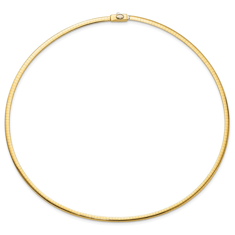 3mm Reversible Omega Necklace