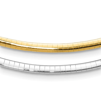 3mm Reversible Omega Necklace