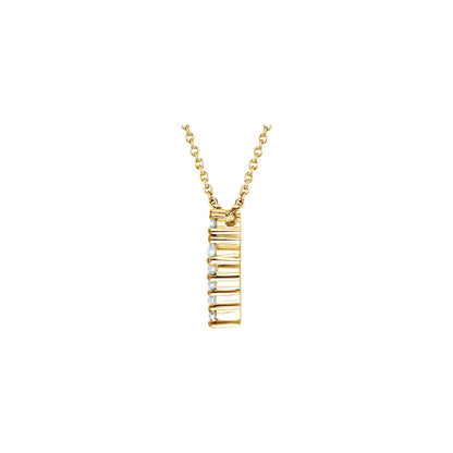 Natural Diamond Heart Necklace