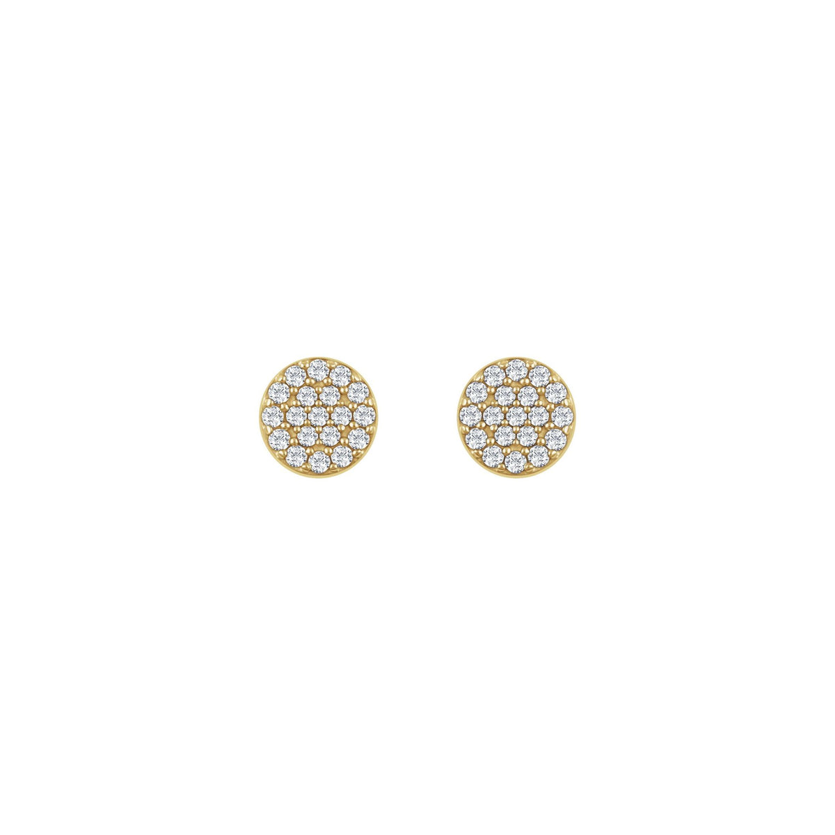 1/3 CTW Natural Diamond Cluster Earrings