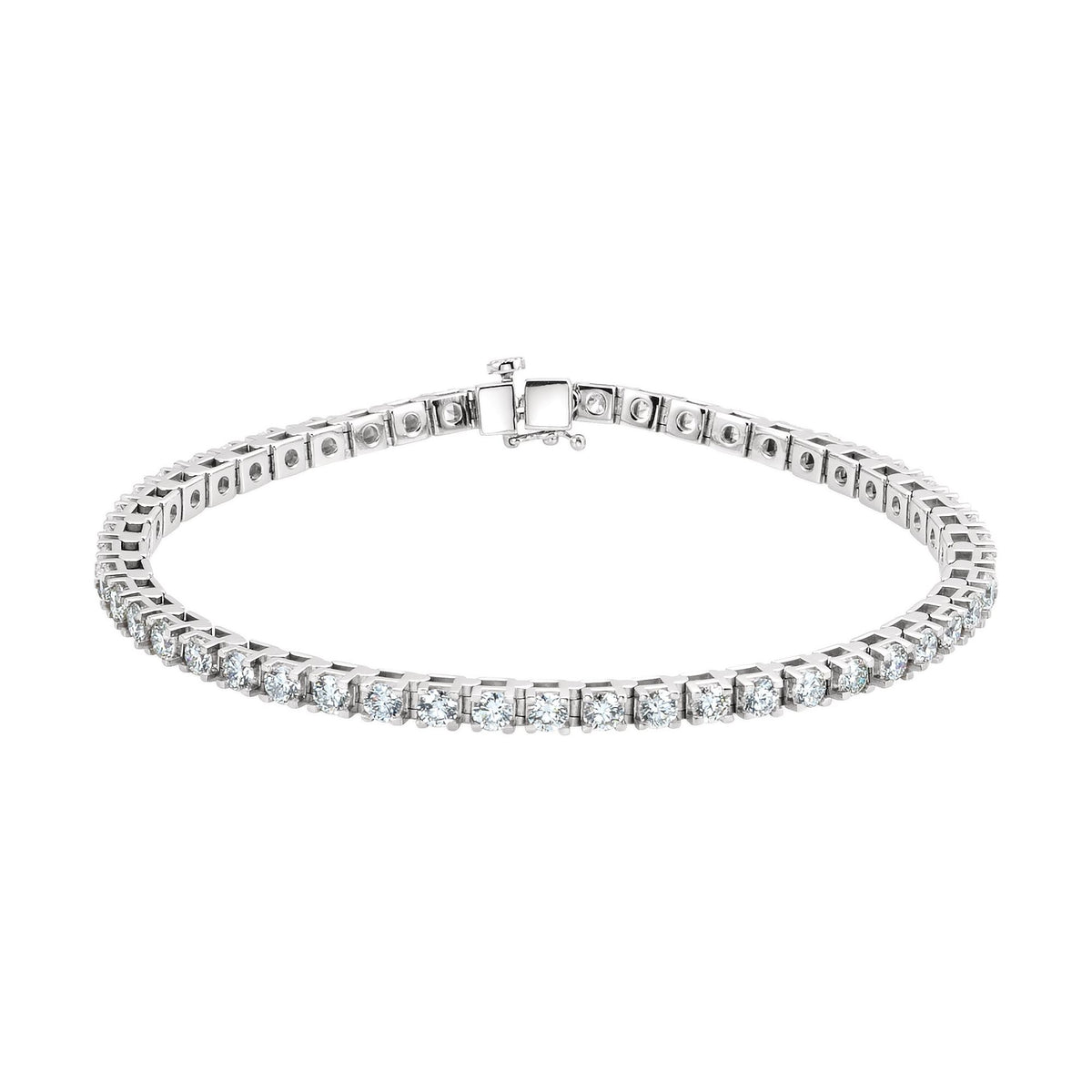 4 1/2 CTW Natural Diamond Line 7 1/4" Bracelet