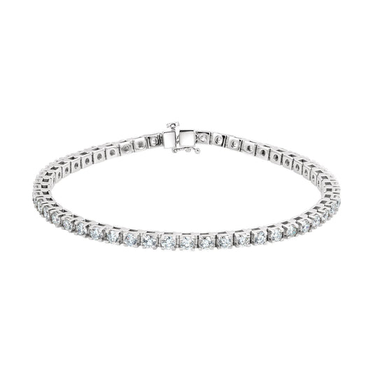 4 1/2 CTW Natural Diamond Line 7 1/4" Bracelet