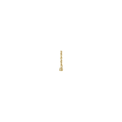 Natural Diamond Bar Necklace