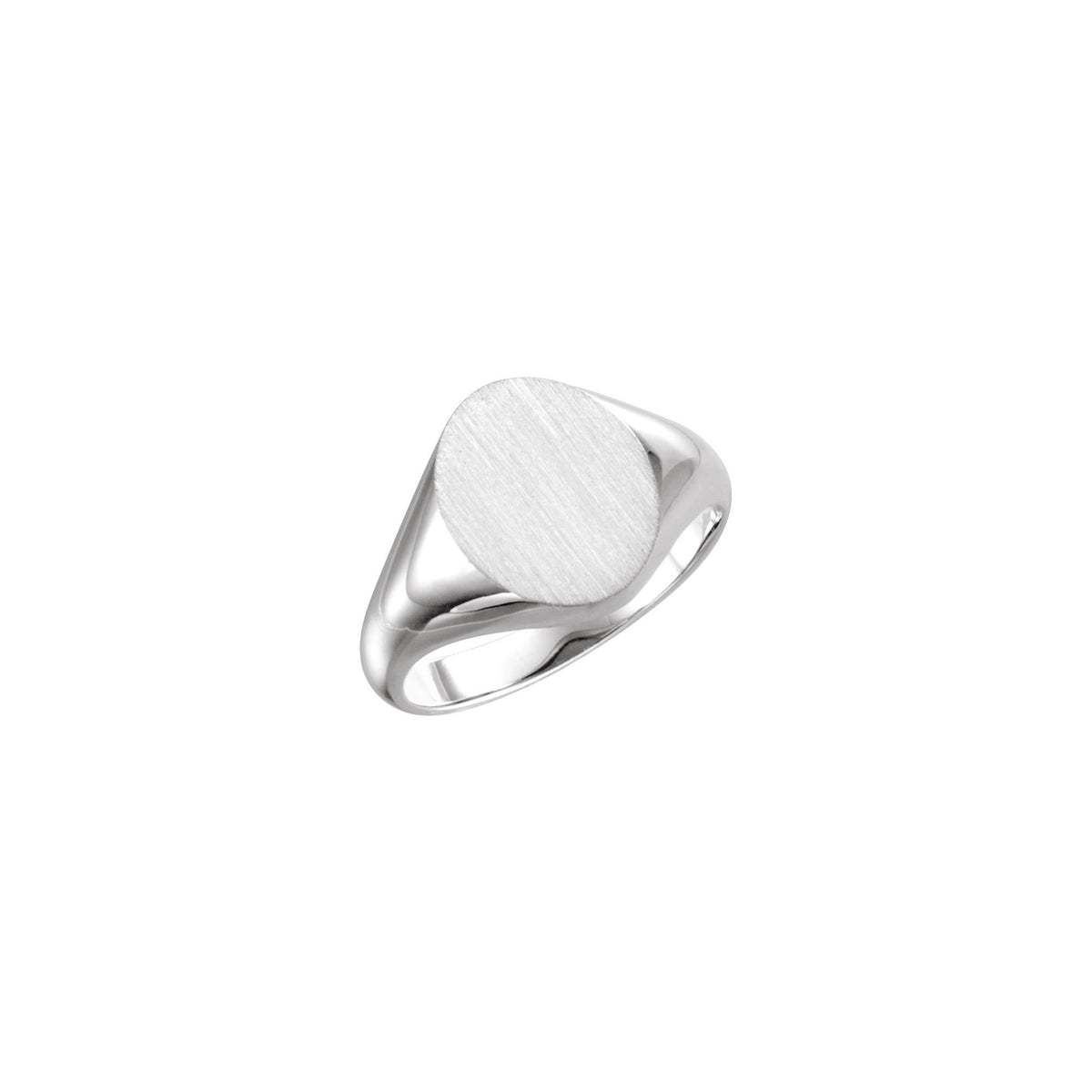 Oval Signet Ring (11 x 9.5mm)