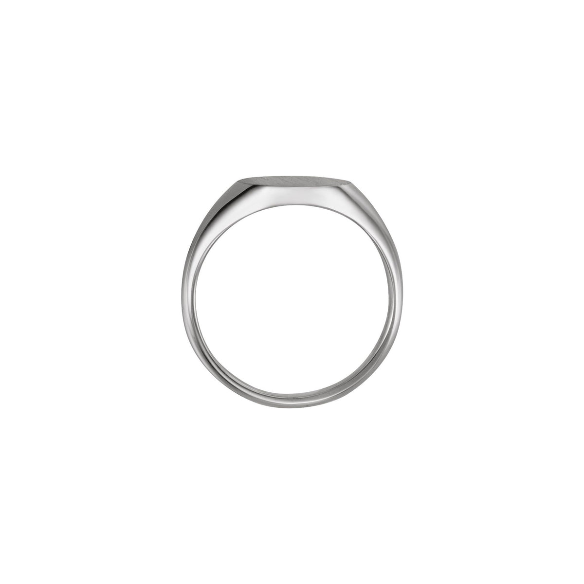 Oval Signet Ring (11 x 9.5mm)