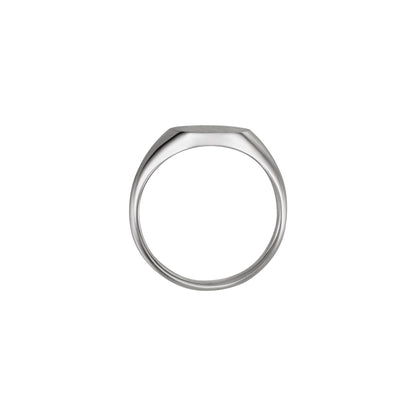 Oval Signet Ring (11 x 9.5mm)