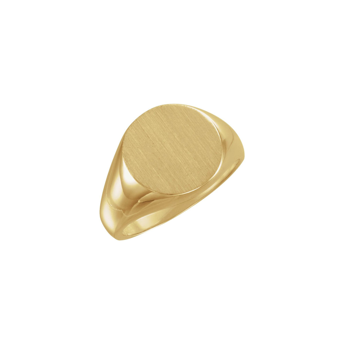 Round Signet Ring