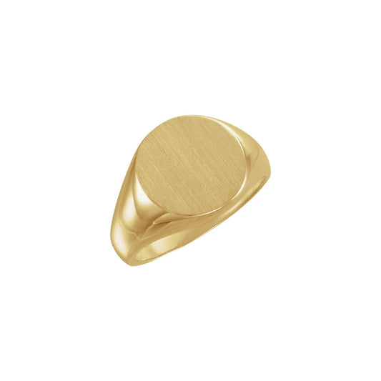 Round Signet Ring