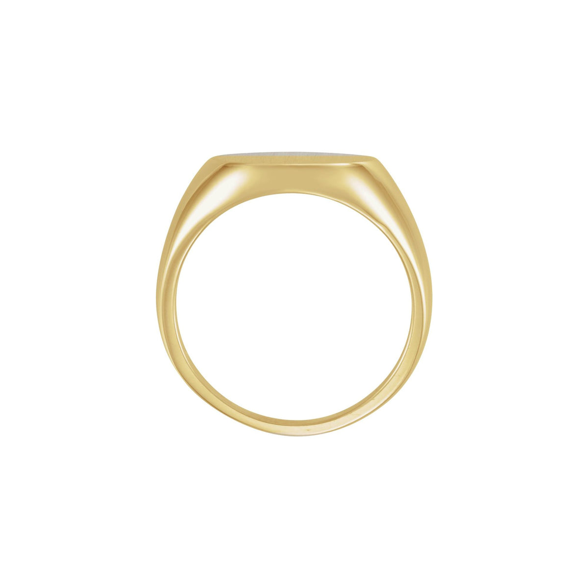 Round Signet Ring