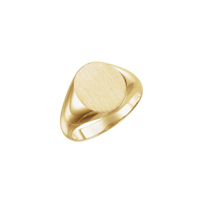 Oval Signet Ring (12 x 10〜22 x 20mm)