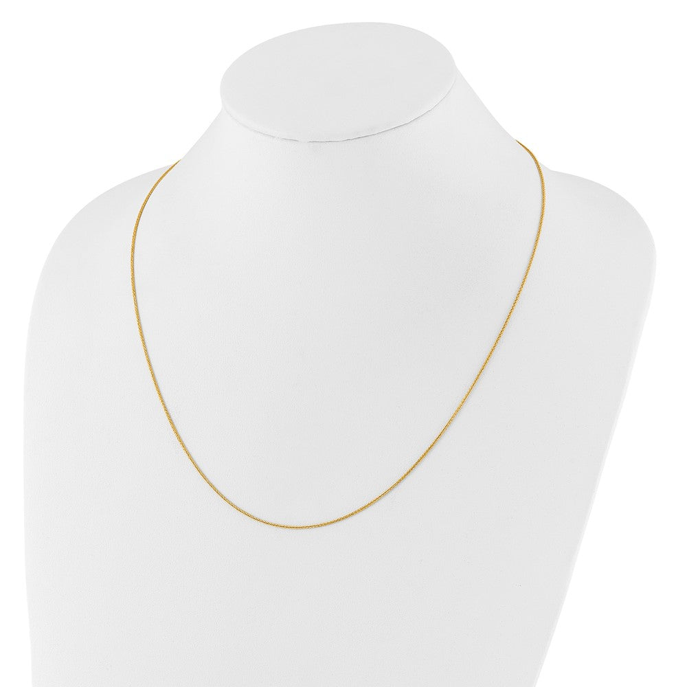 Adjustable 1mm Wheat Chain - Yellow Gold