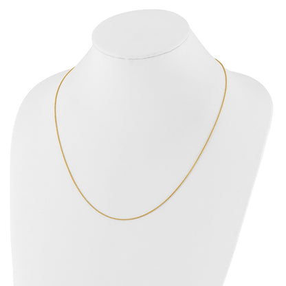 Adjustable 1mm Wheat Chain - Yellow Gold