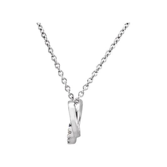 Natural Diamond Interlocking Circle Necklace