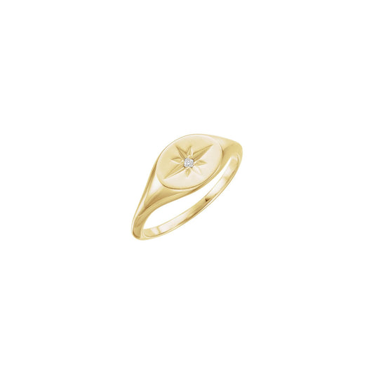 .02 CT Natural Diamond Ring