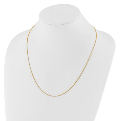 Adjustable 1mm Box Chain - Yellow Gold