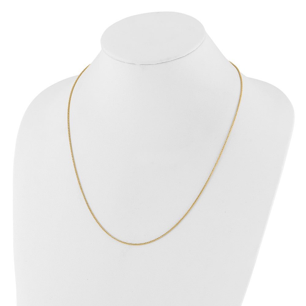 Adjustable 1.4mm Wheat Chain - Yellow Gold