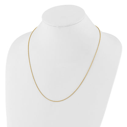 Adjustable 1.4mm Wheat Chain - Yellow Gold