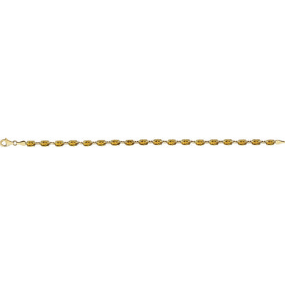 Natural Citrine 7 1/4" Bracelet