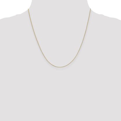 .5mm Baby Box with Lobster Clasp Chain - Yellow Gold