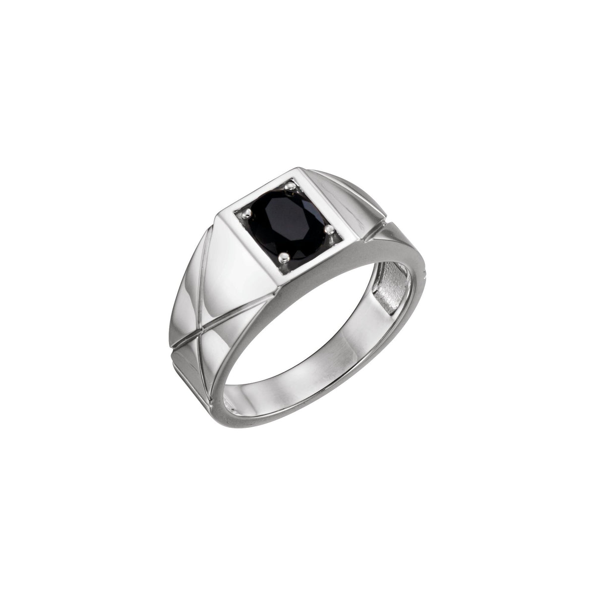 Natural Black Onyx Ring