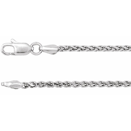 Diamond-Cut Wheat Chain 2mm