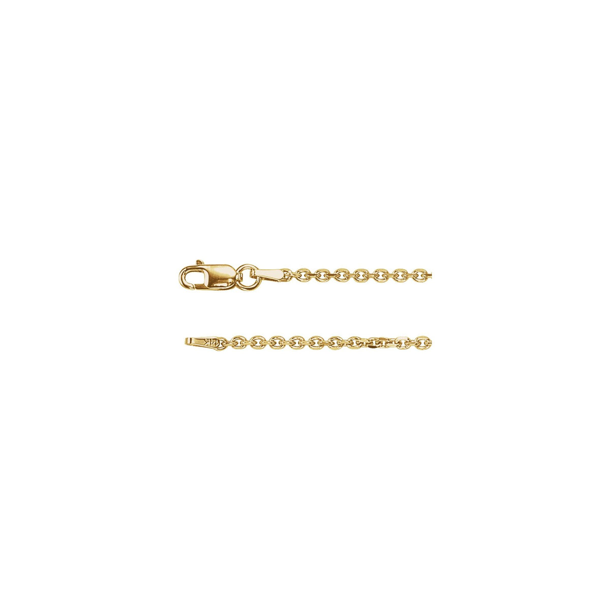 Diamond-Cut Cable Chain 1.75mm