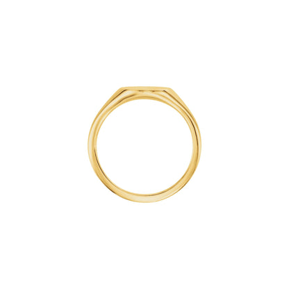 Oval Signet Ring (13 x 11mm)