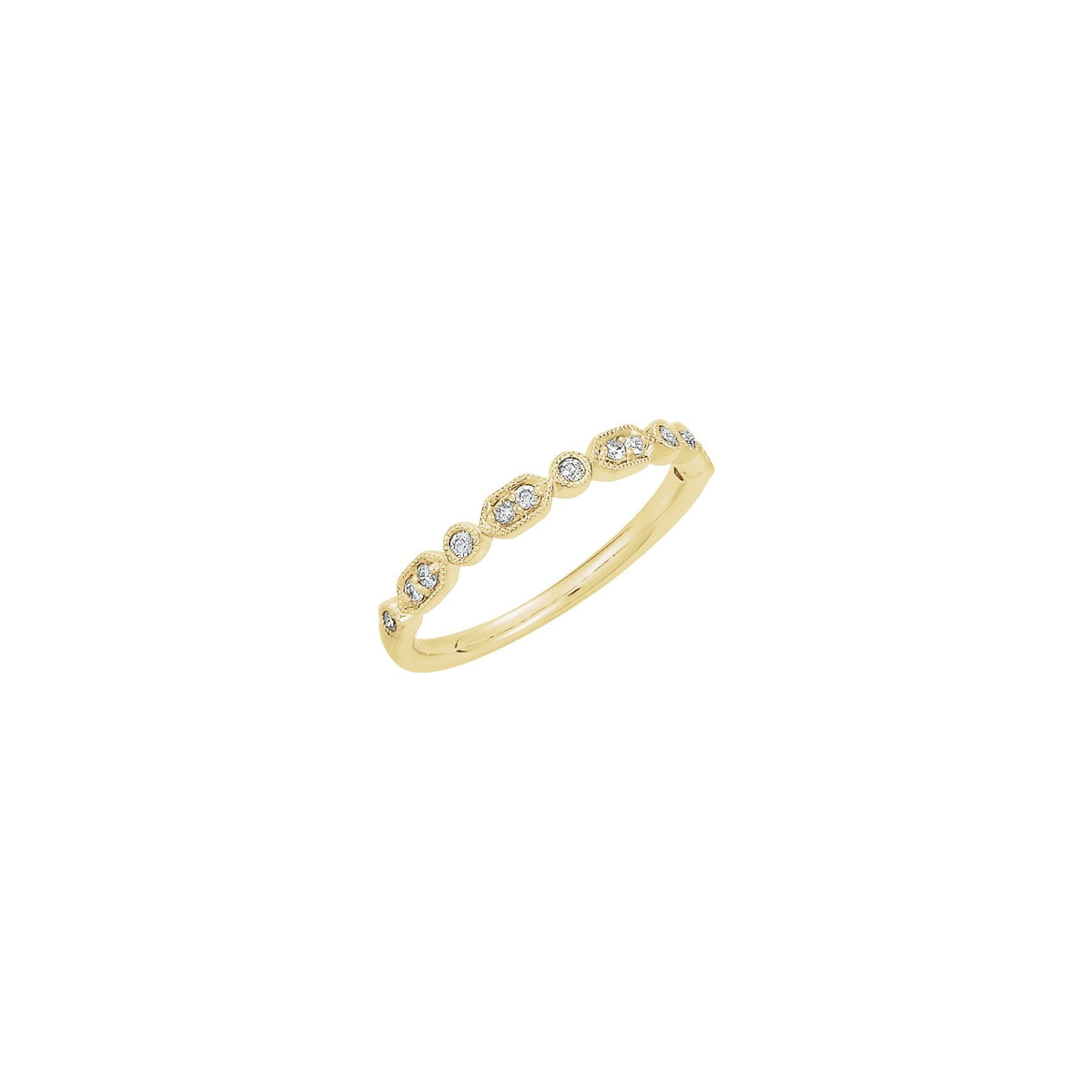 1/8 CTW Natural Diamond Stackable Ring