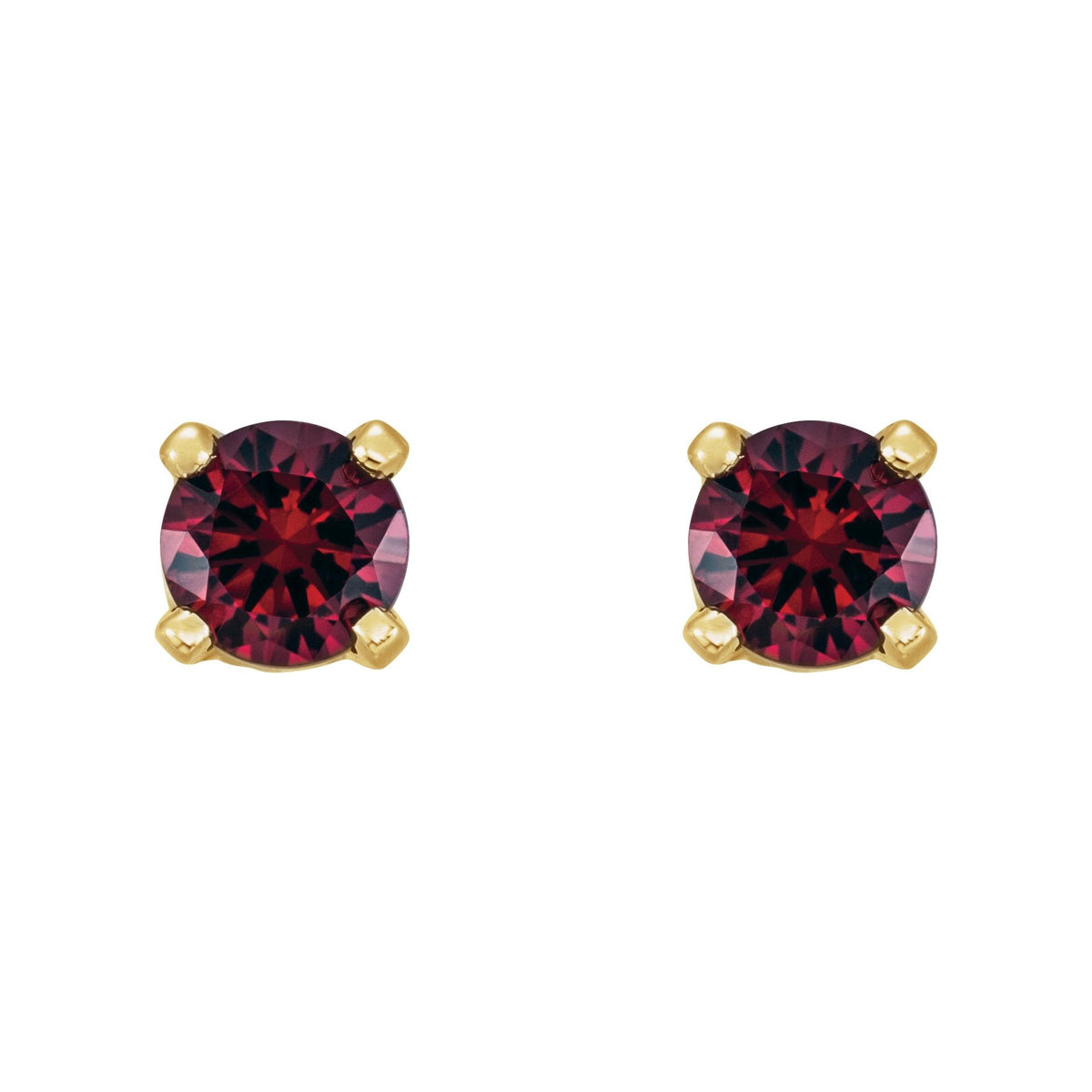 Natural Ruby Youth Earrings