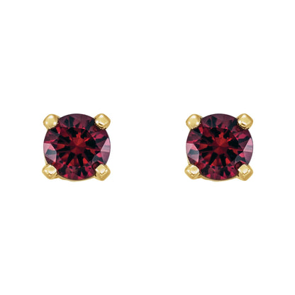 Natural Ruby Youth Earrings