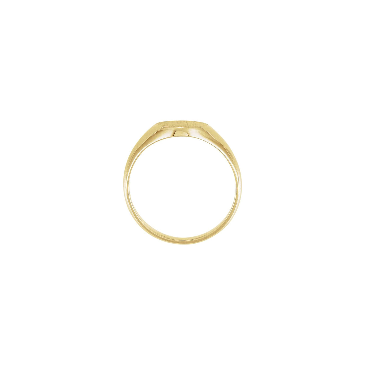 Oval Signet Ring (10 x 8mm)