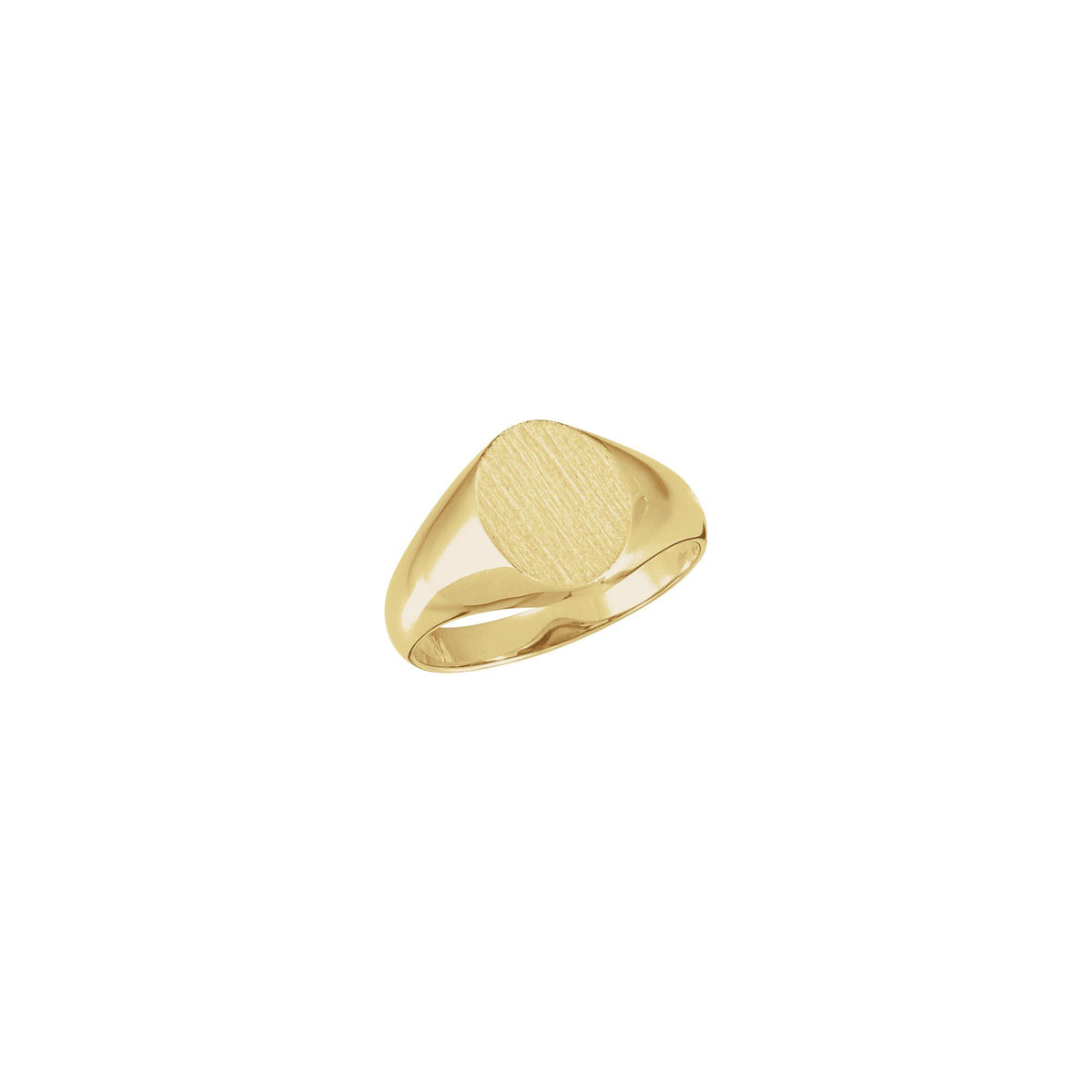 Oval Signet Ring (10 x 8mm)