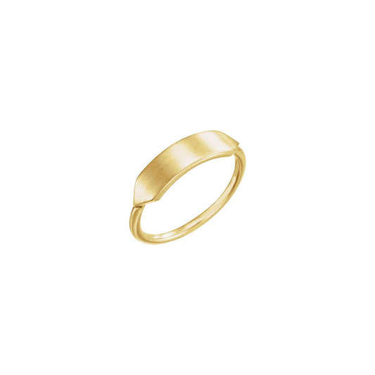 Geometric Signet Ring (19.7 x 5mm)