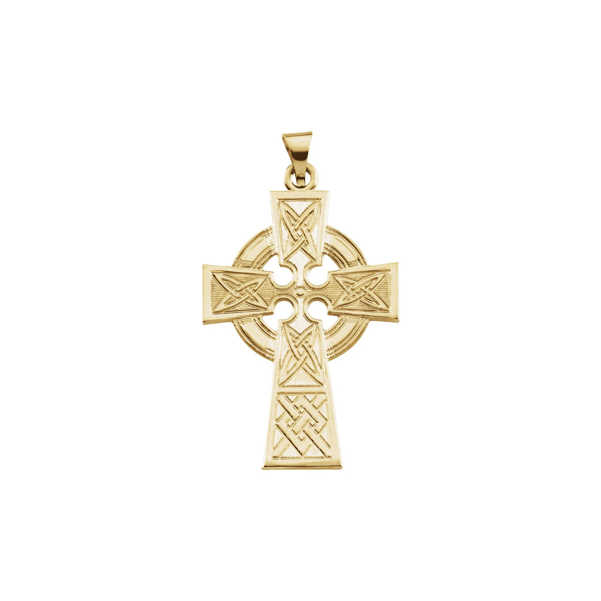 Celtic-Inspired Cross Pendant