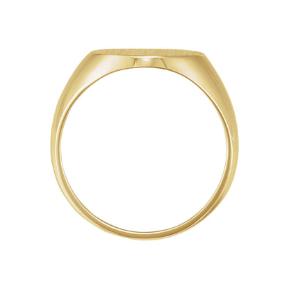 Oval Signet Ring (12 x 10〜22 x 20mm)