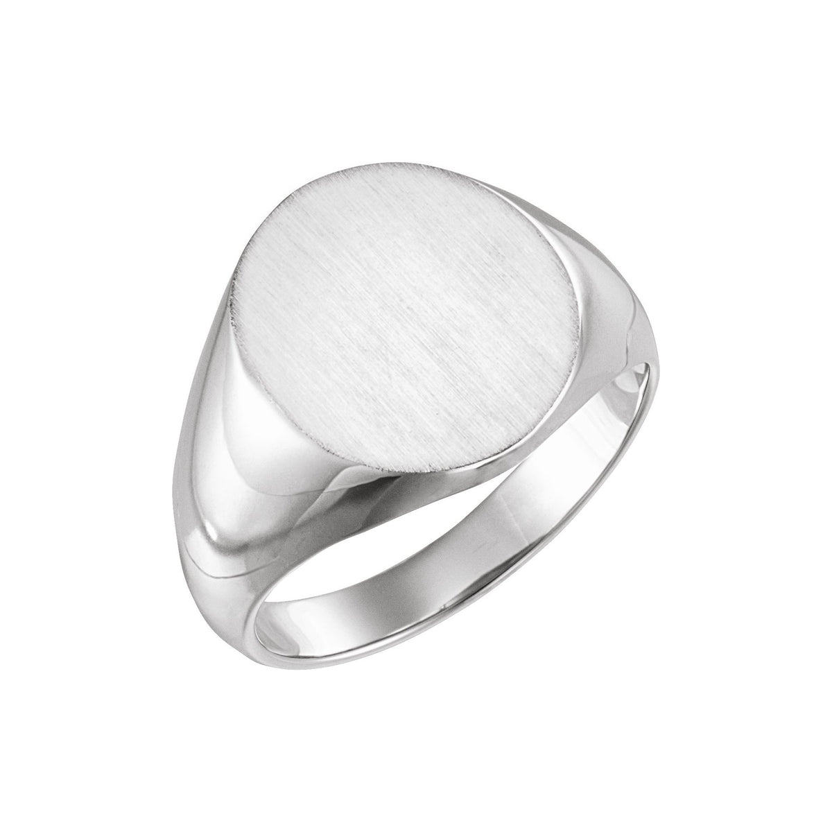 Oval Signet Ring (12 x 10〜22 x 20mm)