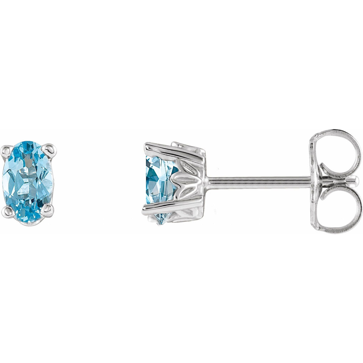 Natural Aquamarine Earrings