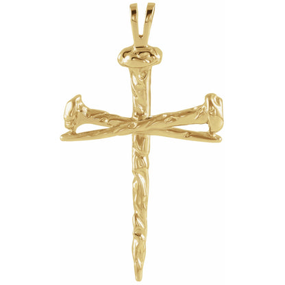 Nail Design Cross Pendant