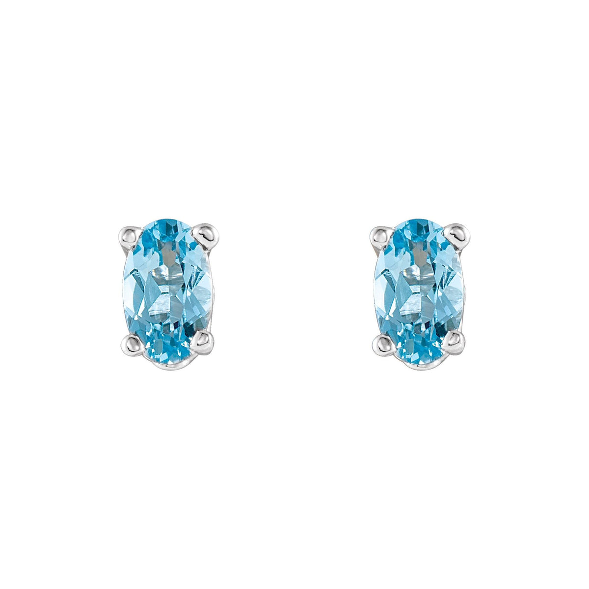 Natural Aquamarine Earrings