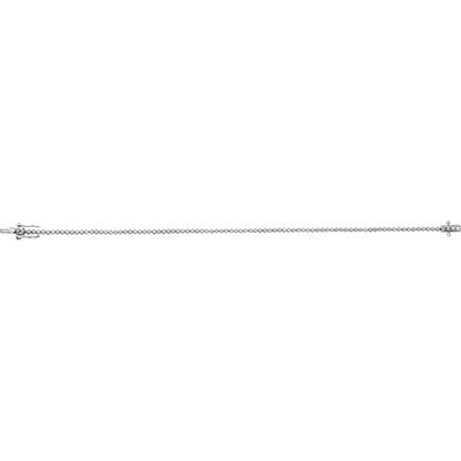 9/10 CTW Natural Diamond 7" Line Bracelet