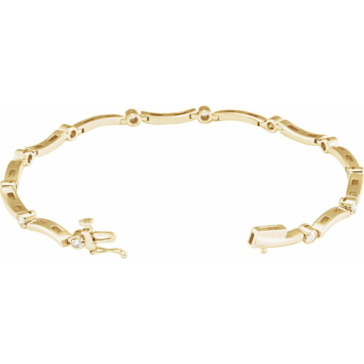 1/2 CTW Natural Diamond Line 7 1/4" Bracelet