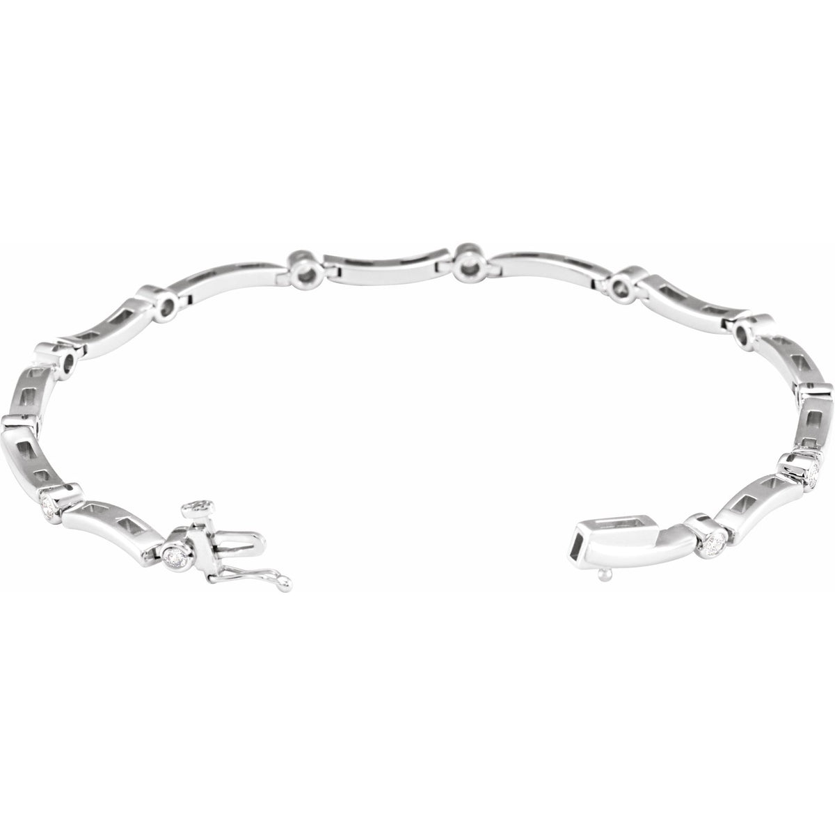 1/2 CTW Natural Diamond Line 7 1/4" Bracelet