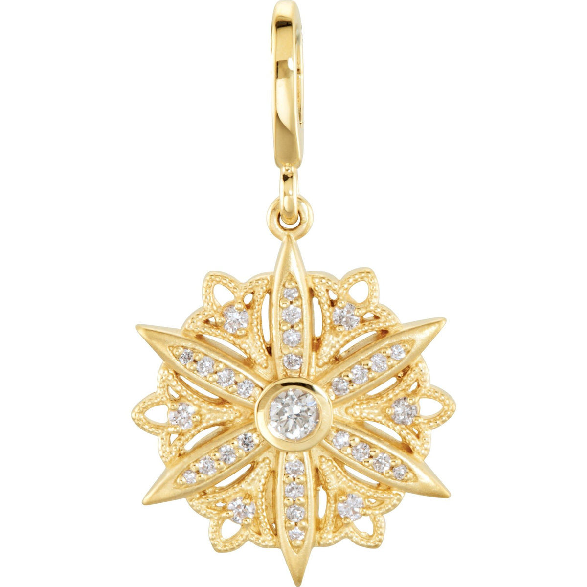 1/3 CTW Natural Diamond Charm/Pendant