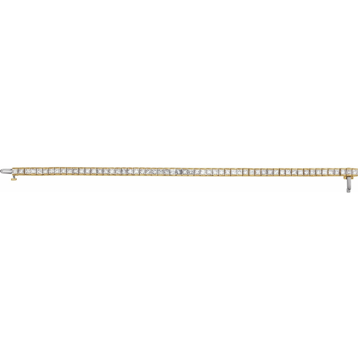 9 1/3 CTW Natural Diamond Line 7" Bracelet
