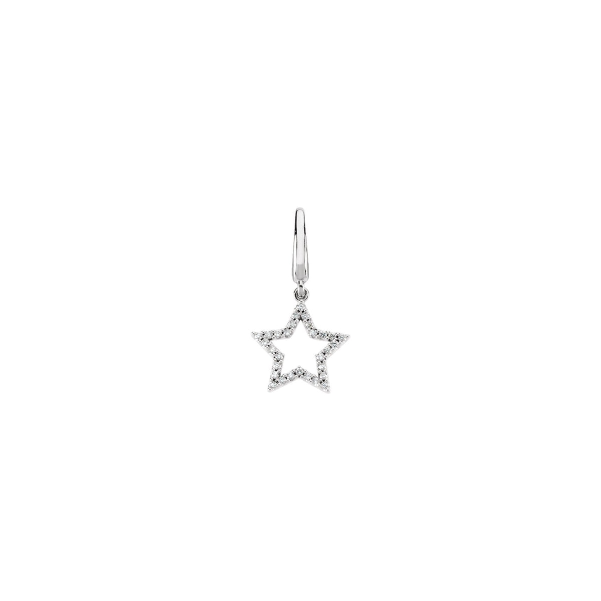 1/8 CTW Natural Diamond Star Charm/Pendant