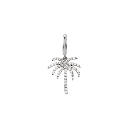 1/5 CTW Natural Diamond Palm Tree Charm/Pendant