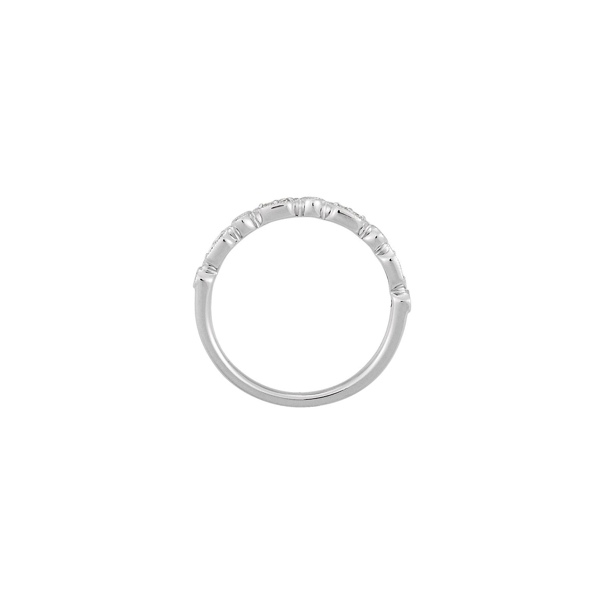 1/8 CTW Natural Diamond Stackable Ring
