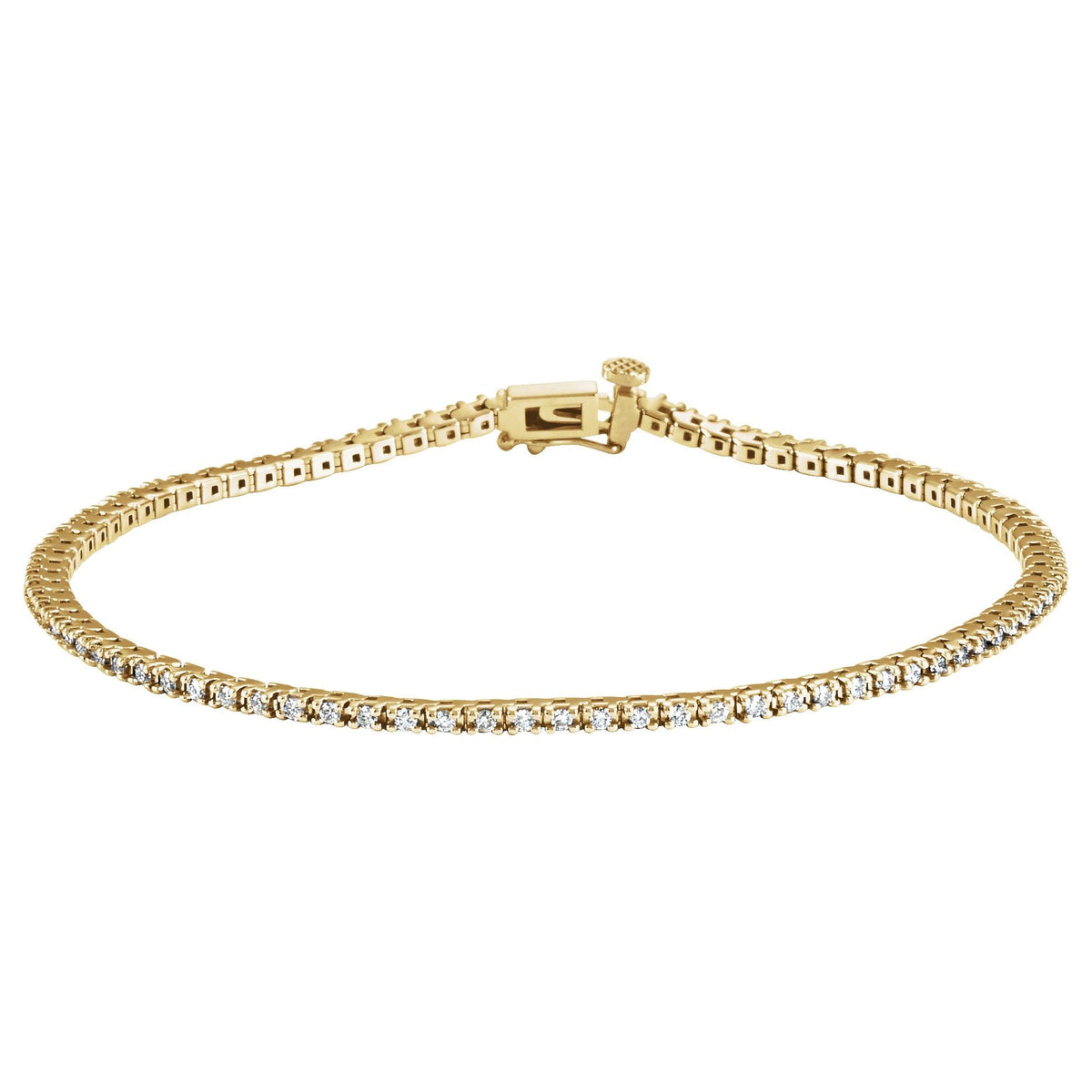 7/8 CTW Natural Diamond Line 7 1/4" Bracelet